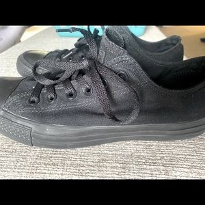 Converse shoes all black
